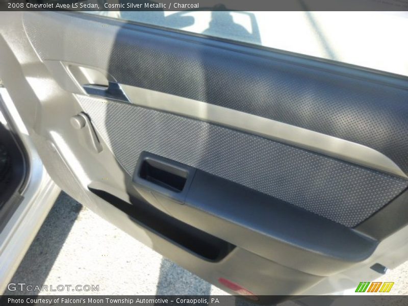 Cosmic Silver Metallic / Charcoal 2008 Chevrolet Aveo LS Sedan