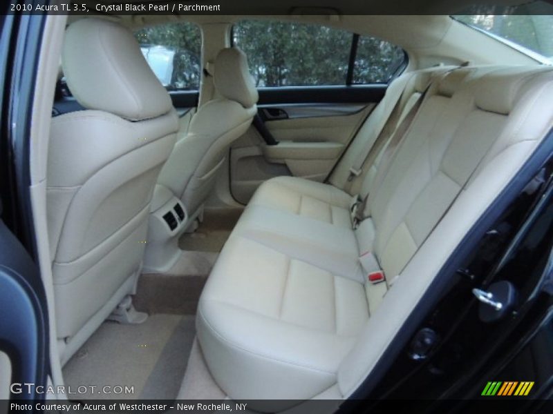 Crystal Black Pearl / Parchment 2010 Acura TL 3.5