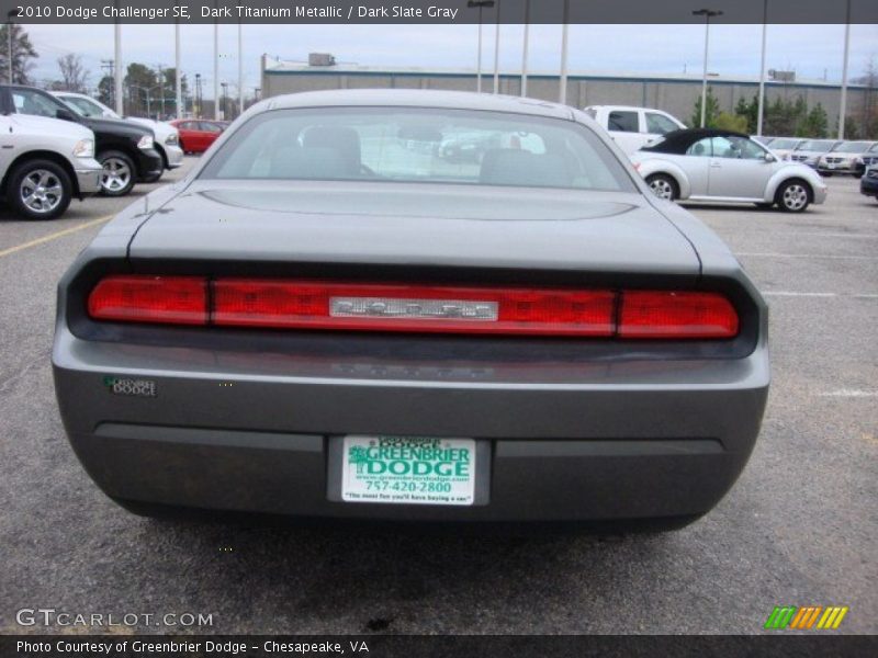 Dark Titanium Metallic / Dark Slate Gray 2010 Dodge Challenger SE