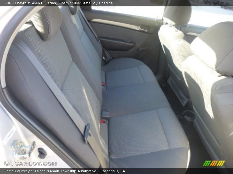Cosmic Silver Metallic / Charcoal 2008 Chevrolet Aveo LS Sedan