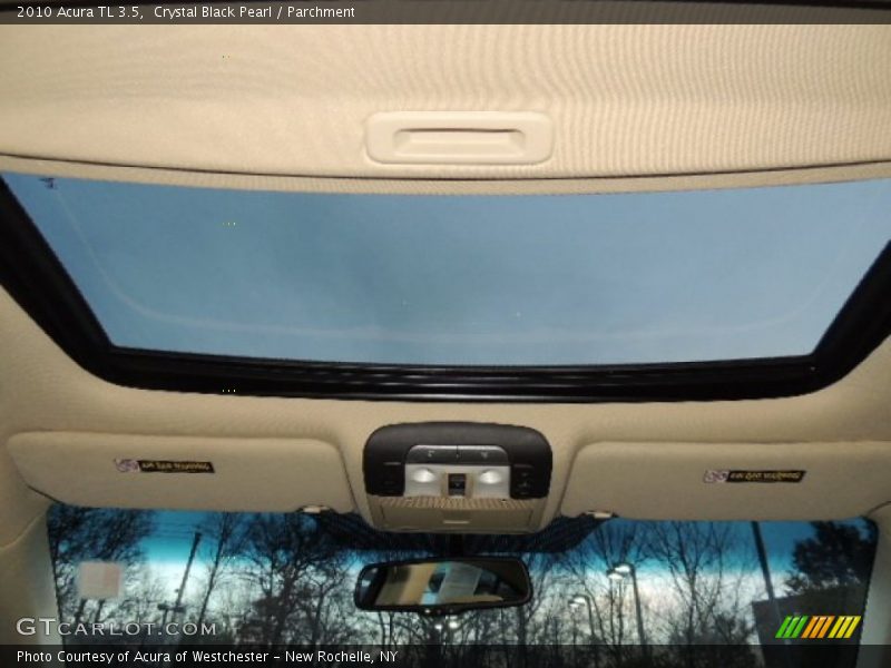 Crystal Black Pearl / Parchment 2010 Acura TL 3.5