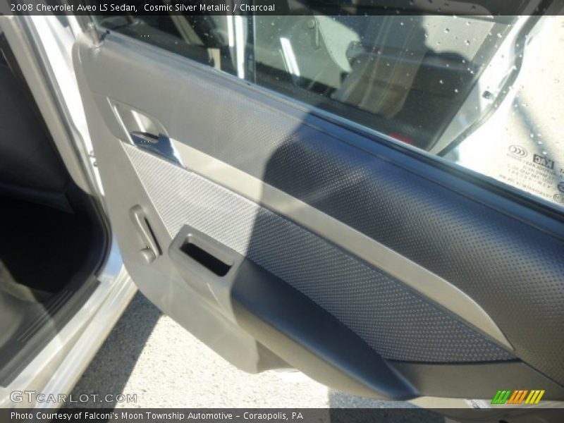 Cosmic Silver Metallic / Charcoal 2008 Chevrolet Aveo LS Sedan