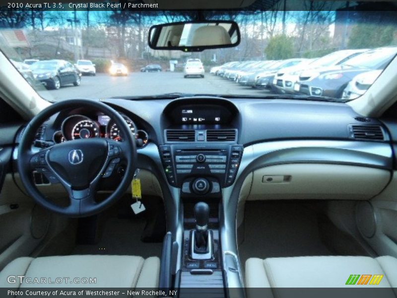 Crystal Black Pearl / Parchment 2010 Acura TL 3.5