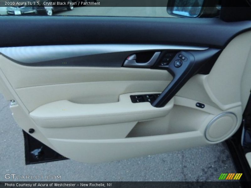 Crystal Black Pearl / Parchment 2010 Acura TL 3.5