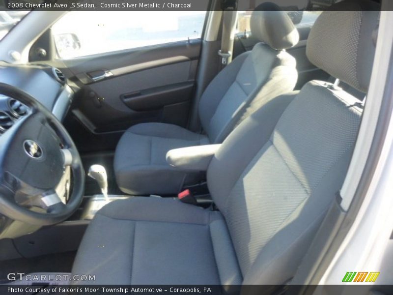 Cosmic Silver Metallic / Charcoal 2008 Chevrolet Aveo LS Sedan
