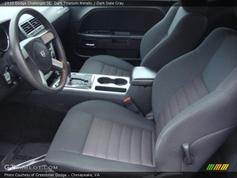 Dark Titanium Metallic / Dark Slate Gray 2010 Dodge Challenger SE