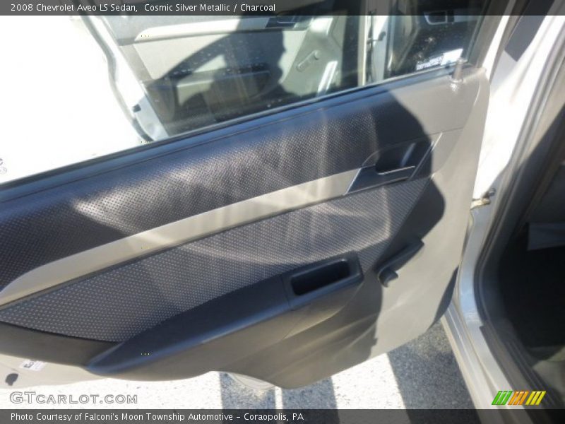 Cosmic Silver Metallic / Charcoal 2008 Chevrolet Aveo LS Sedan