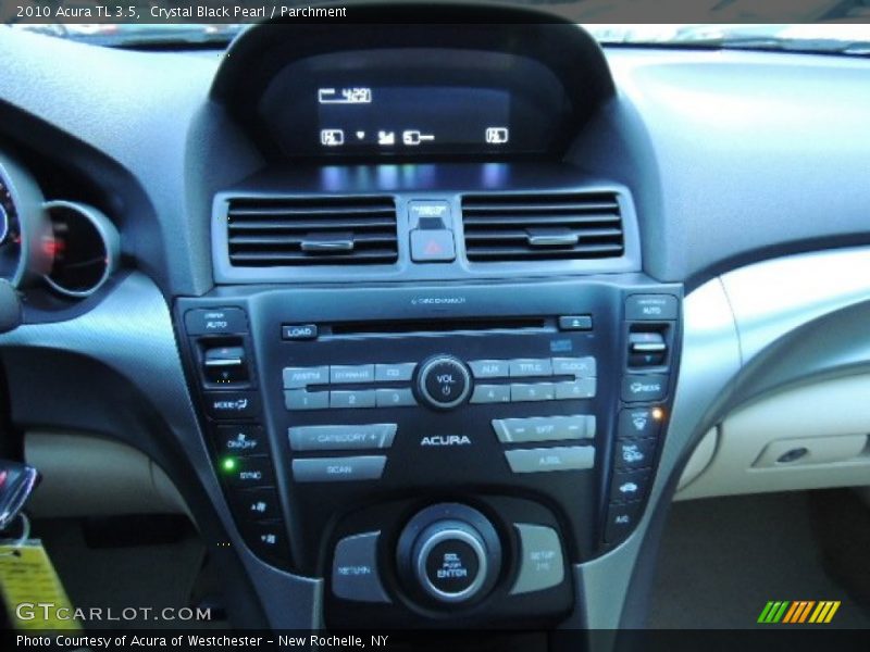 Crystal Black Pearl / Parchment 2010 Acura TL 3.5