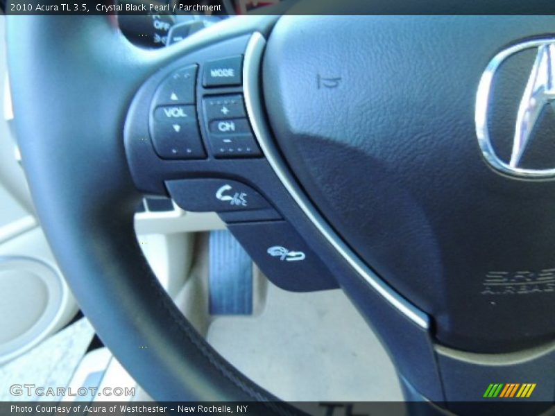 Crystal Black Pearl / Parchment 2010 Acura TL 3.5