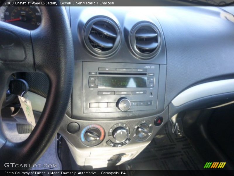 Cosmic Silver Metallic / Charcoal 2008 Chevrolet Aveo LS Sedan