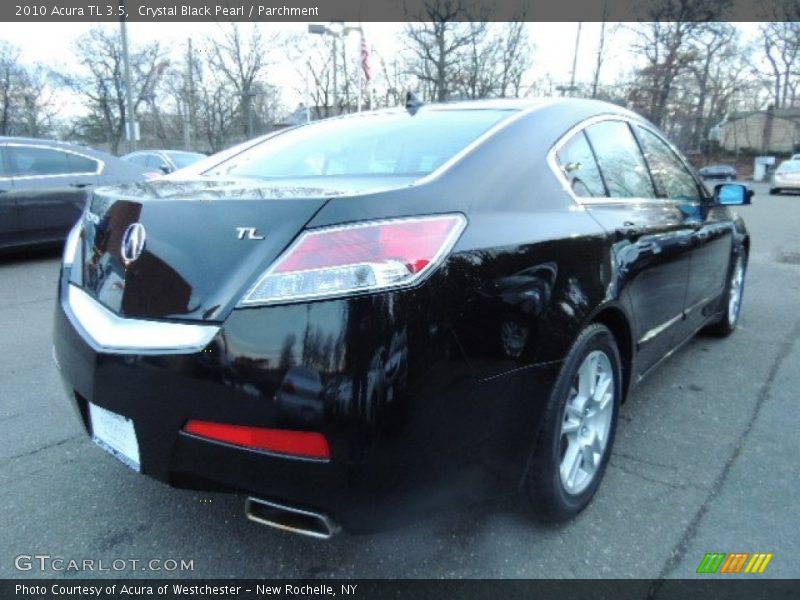 Crystal Black Pearl / Parchment 2010 Acura TL 3.5