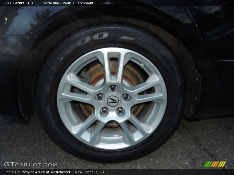 Crystal Black Pearl / Parchment 2010 Acura TL 3.5
