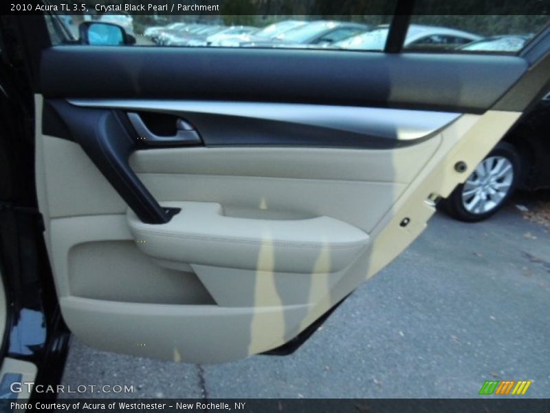 Crystal Black Pearl / Parchment 2010 Acura TL 3.5