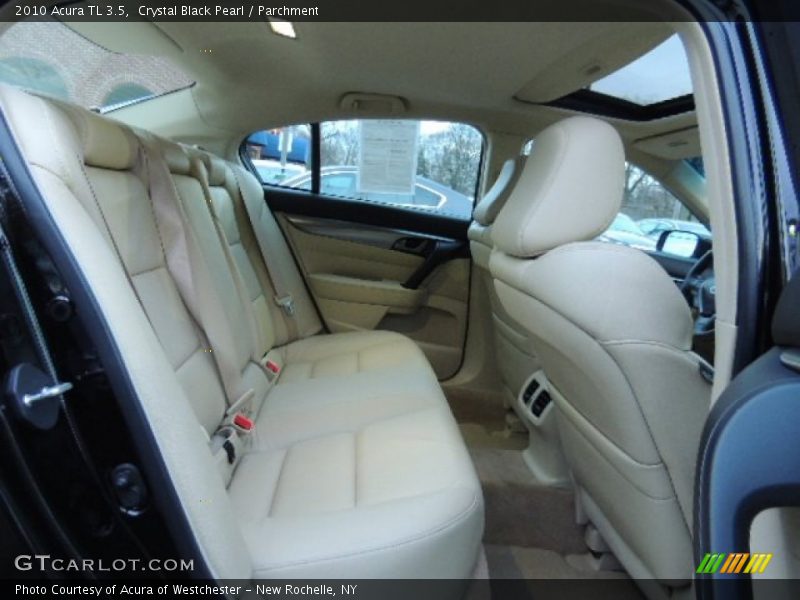 Crystal Black Pearl / Parchment 2010 Acura TL 3.5