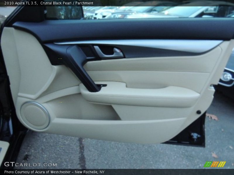 Crystal Black Pearl / Parchment 2010 Acura TL 3.5