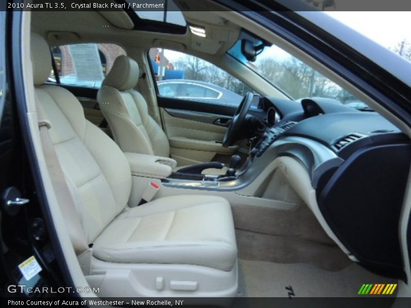 Crystal Black Pearl / Parchment 2010 Acura TL 3.5