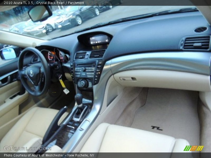 Crystal Black Pearl / Parchment 2010 Acura TL 3.5