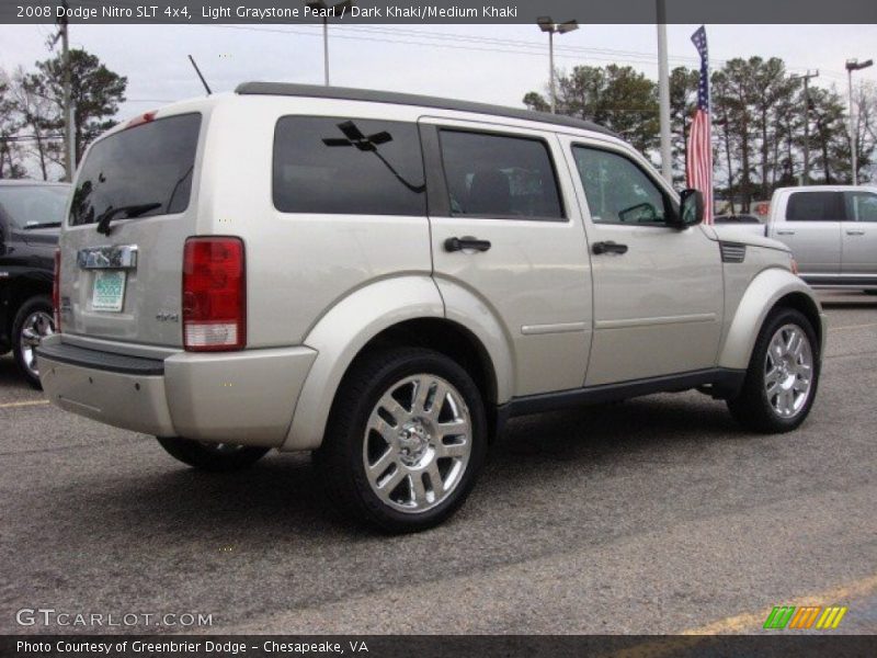 Light Graystone Pearl / Dark Khaki/Medium Khaki 2008 Dodge Nitro SLT 4x4