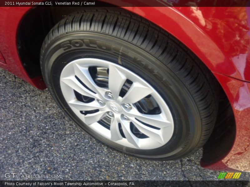 Venetian Red / Camel 2011 Hyundai Sonata GLS