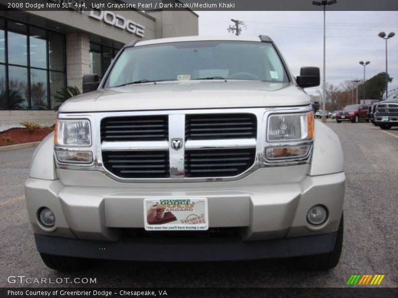 Light Graystone Pearl / Dark Khaki/Medium Khaki 2008 Dodge Nitro SLT 4x4