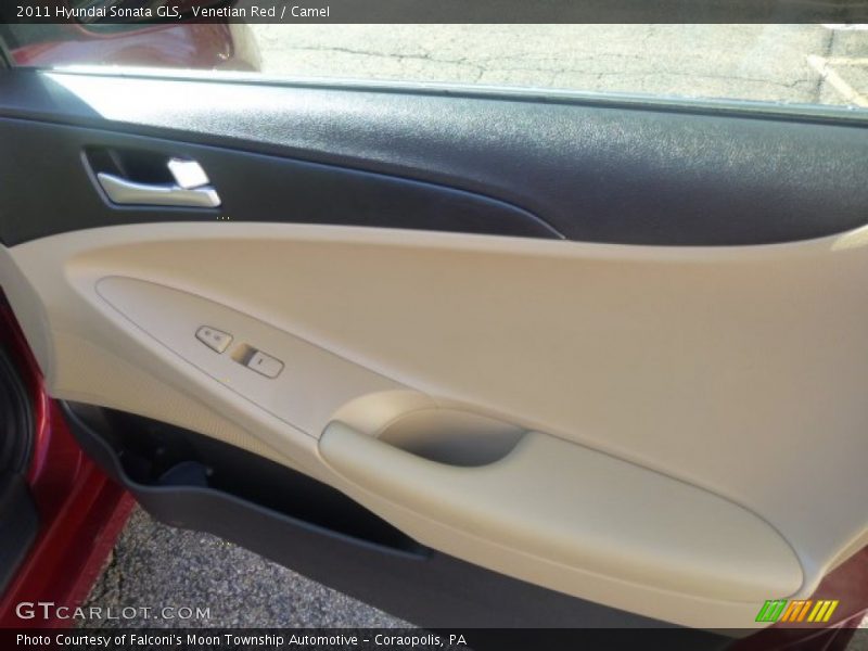 Venetian Red / Camel 2011 Hyundai Sonata GLS