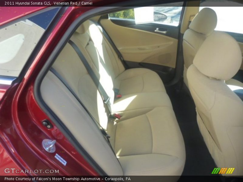 Venetian Red / Camel 2011 Hyundai Sonata GLS