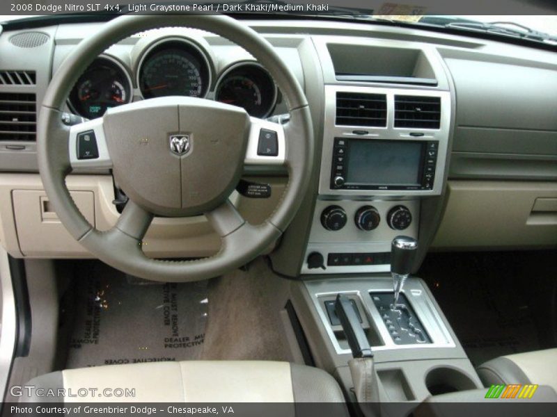 Light Graystone Pearl / Dark Khaki/Medium Khaki 2008 Dodge Nitro SLT 4x4