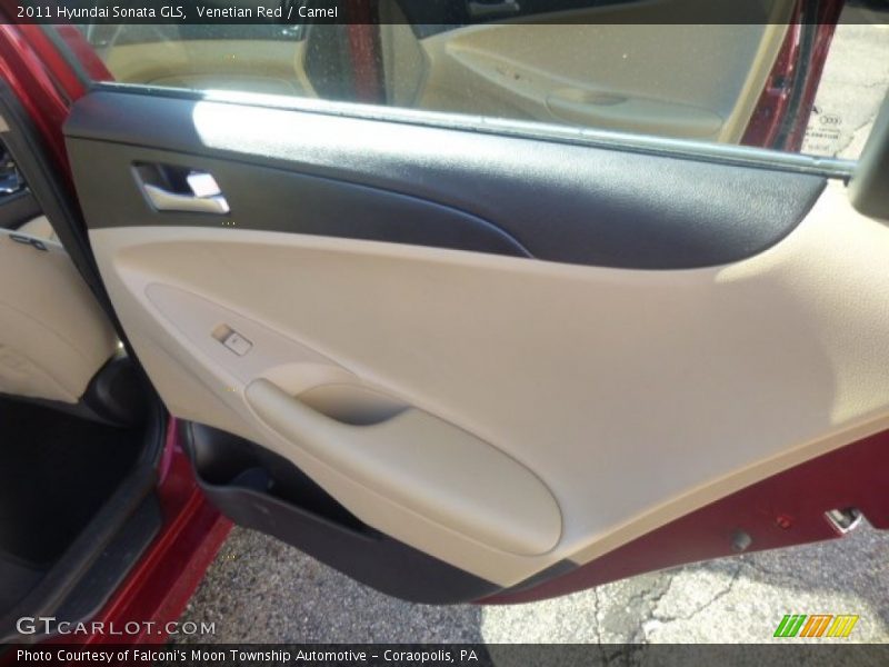 Venetian Red / Camel 2011 Hyundai Sonata GLS