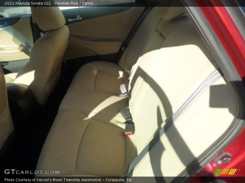 Venetian Red / Camel 2011 Hyundai Sonata GLS