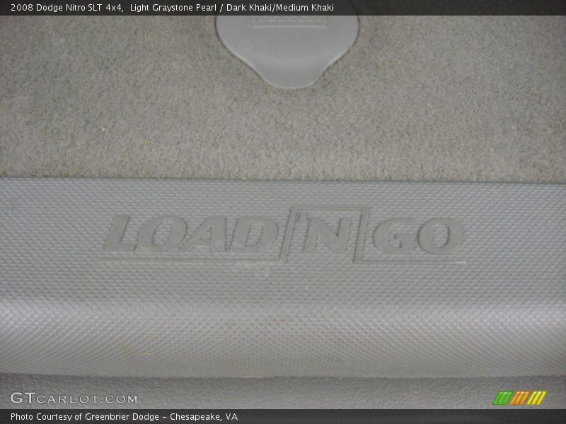Light Graystone Pearl / Dark Khaki/Medium Khaki 2008 Dodge Nitro SLT 4x4