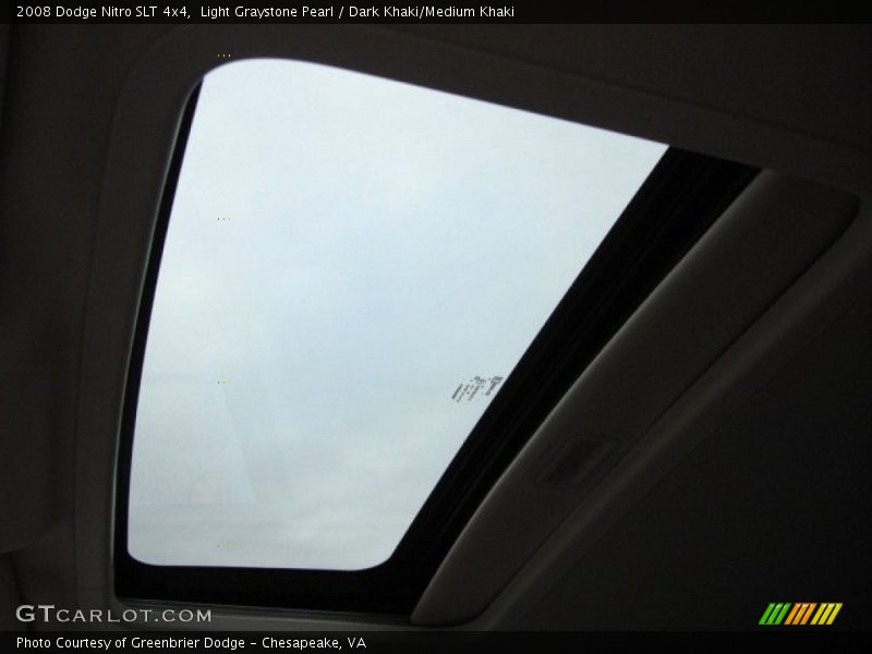 Light Graystone Pearl / Dark Khaki/Medium Khaki 2008 Dodge Nitro SLT 4x4