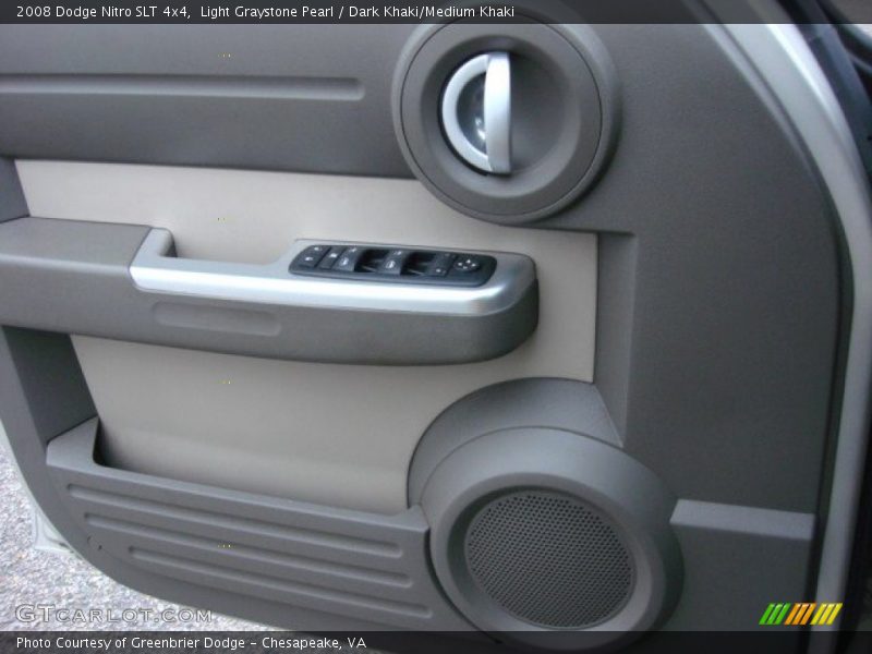 Light Graystone Pearl / Dark Khaki/Medium Khaki 2008 Dodge Nitro SLT 4x4