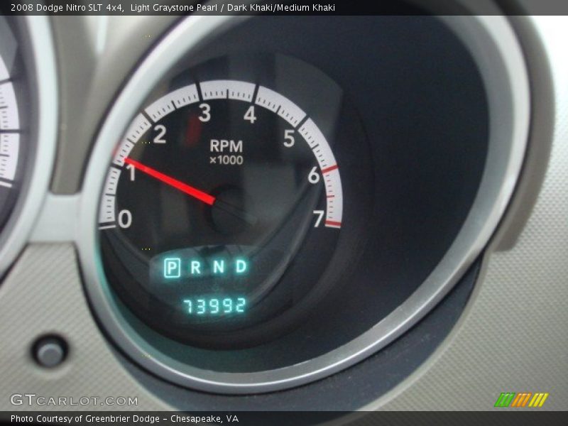 Light Graystone Pearl / Dark Khaki/Medium Khaki 2008 Dodge Nitro SLT 4x4