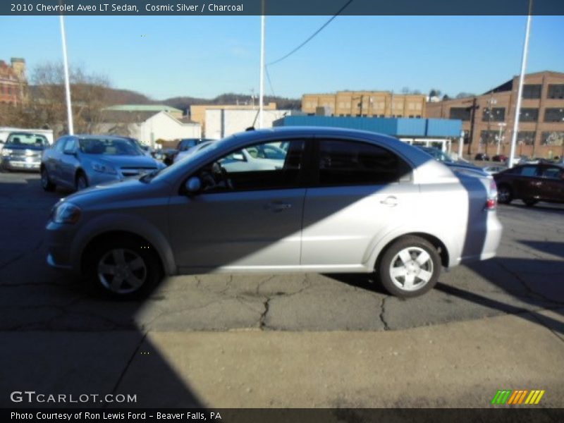 Cosmic Silver / Charcoal 2010 Chevrolet Aveo LT Sedan