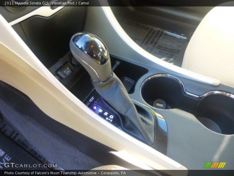 Venetian Red / Camel 2011 Hyundai Sonata GLS