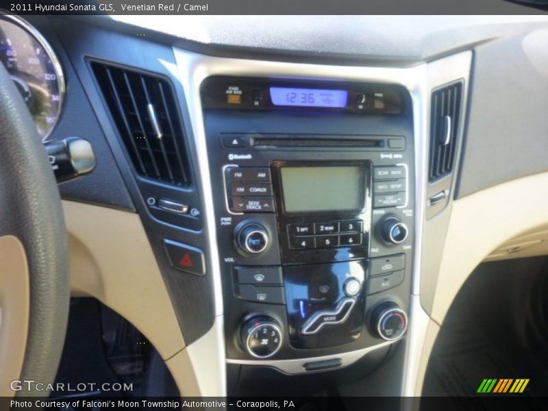 Venetian Red / Camel 2011 Hyundai Sonata GLS