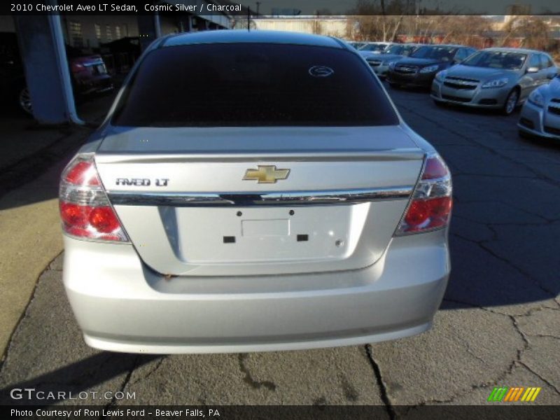 Cosmic Silver / Charcoal 2010 Chevrolet Aveo LT Sedan