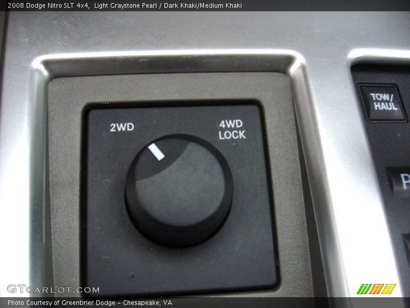 Light Graystone Pearl / Dark Khaki/Medium Khaki 2008 Dodge Nitro SLT 4x4
