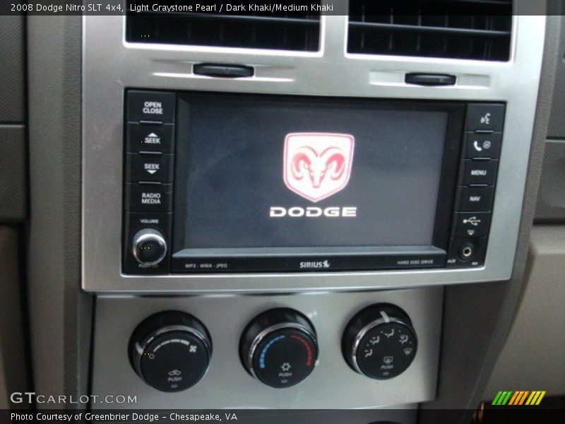 Light Graystone Pearl / Dark Khaki/Medium Khaki 2008 Dodge Nitro SLT 4x4