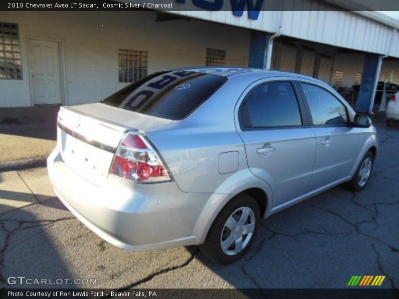 Cosmic Silver / Charcoal 2010 Chevrolet Aveo LT Sedan