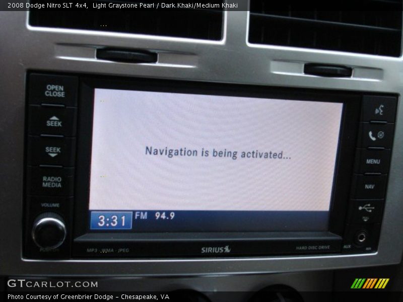 Light Graystone Pearl / Dark Khaki/Medium Khaki 2008 Dodge Nitro SLT 4x4