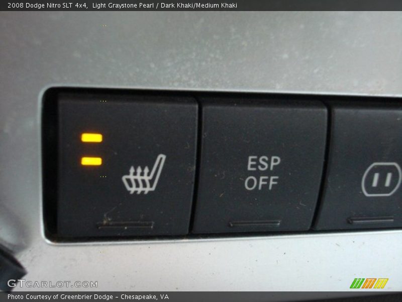 Light Graystone Pearl / Dark Khaki/Medium Khaki 2008 Dodge Nitro SLT 4x4
