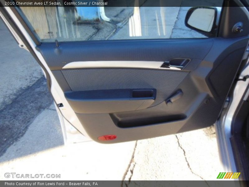Cosmic Silver / Charcoal 2010 Chevrolet Aveo LT Sedan