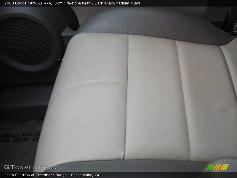 Light Graystone Pearl / Dark Khaki/Medium Khaki 2008 Dodge Nitro SLT 4x4
