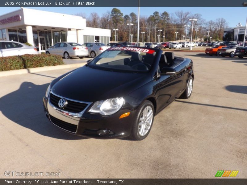 Black Uni / Titan Black 2009 Volkswagen Eos Lux