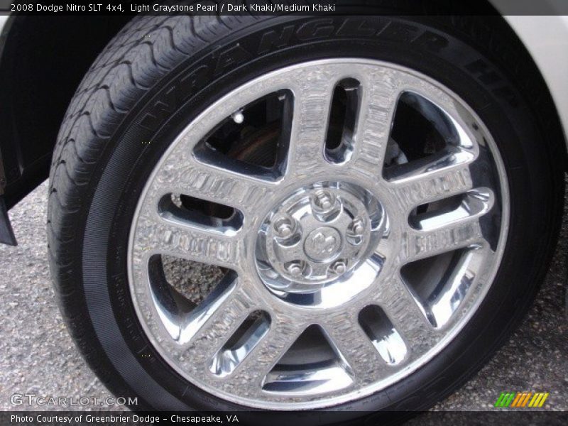 Light Graystone Pearl / Dark Khaki/Medium Khaki 2008 Dodge Nitro SLT 4x4