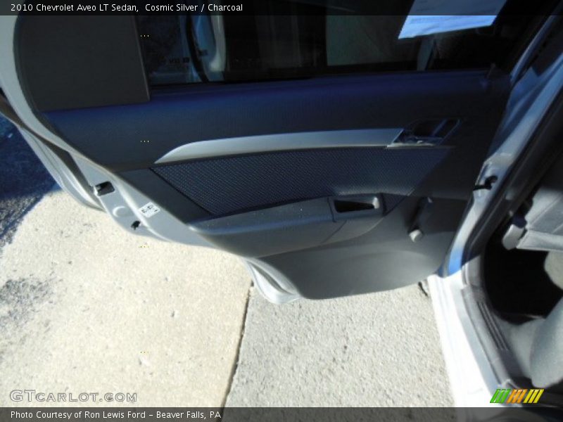 Cosmic Silver / Charcoal 2010 Chevrolet Aveo LT Sedan