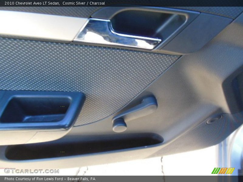 Cosmic Silver / Charcoal 2010 Chevrolet Aveo LT Sedan
