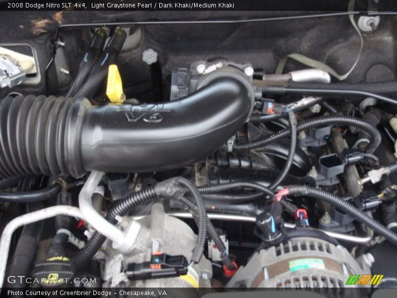Light Graystone Pearl / Dark Khaki/Medium Khaki 2008 Dodge Nitro SLT 4x4