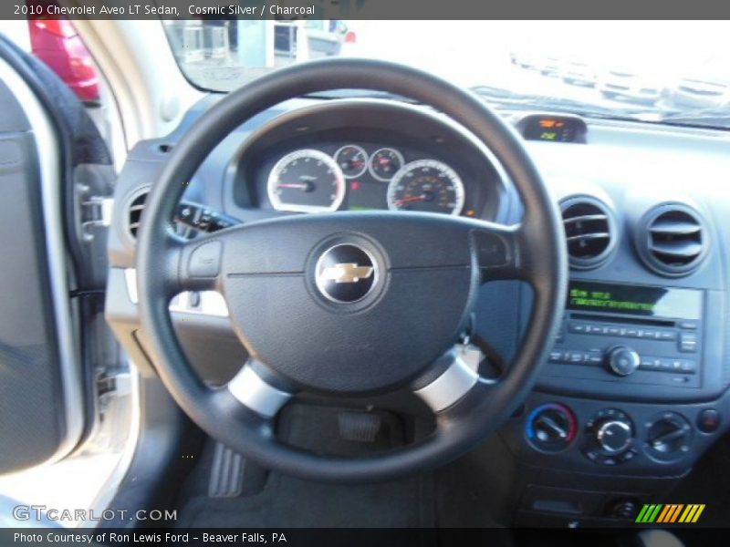 Cosmic Silver / Charcoal 2010 Chevrolet Aveo LT Sedan